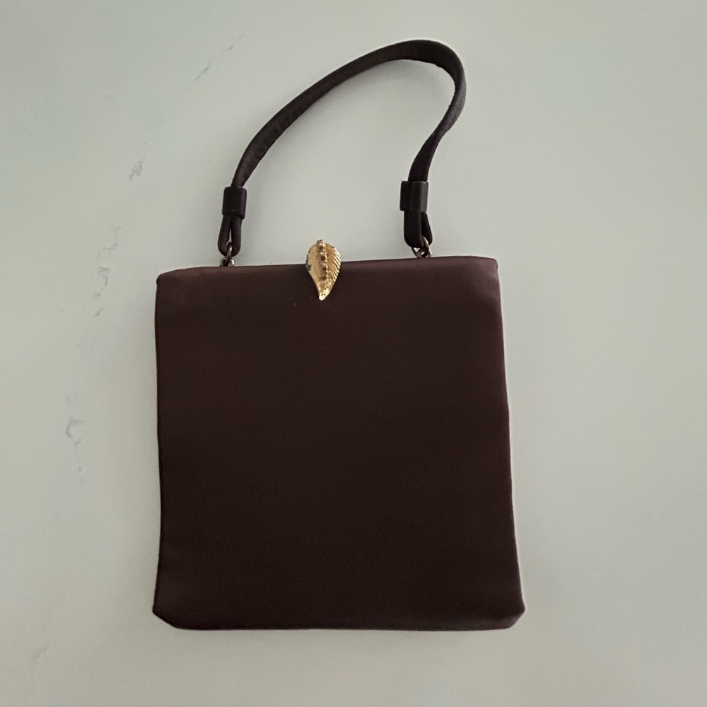 “After Five” Brown Evening Bag - Vintage